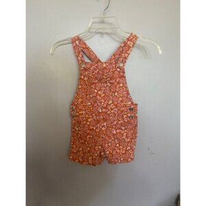 Vintage Style Toddler Overalls With Floral Print - Size 4 - 365Kids By Garanimal